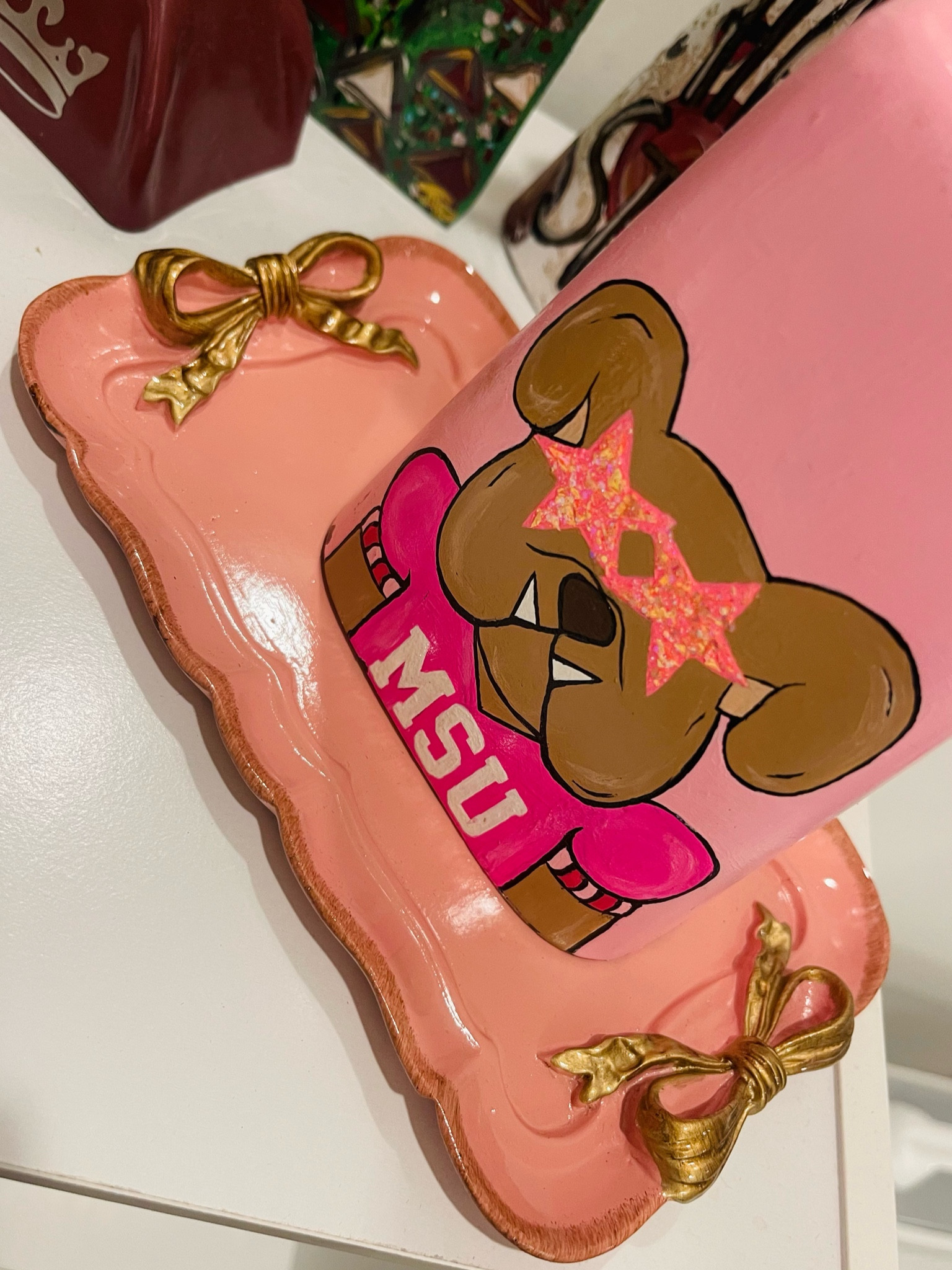 The perfect 🎀tray🎀 

#LTKhome #LTKGiftGuide #LTKfindsunder50