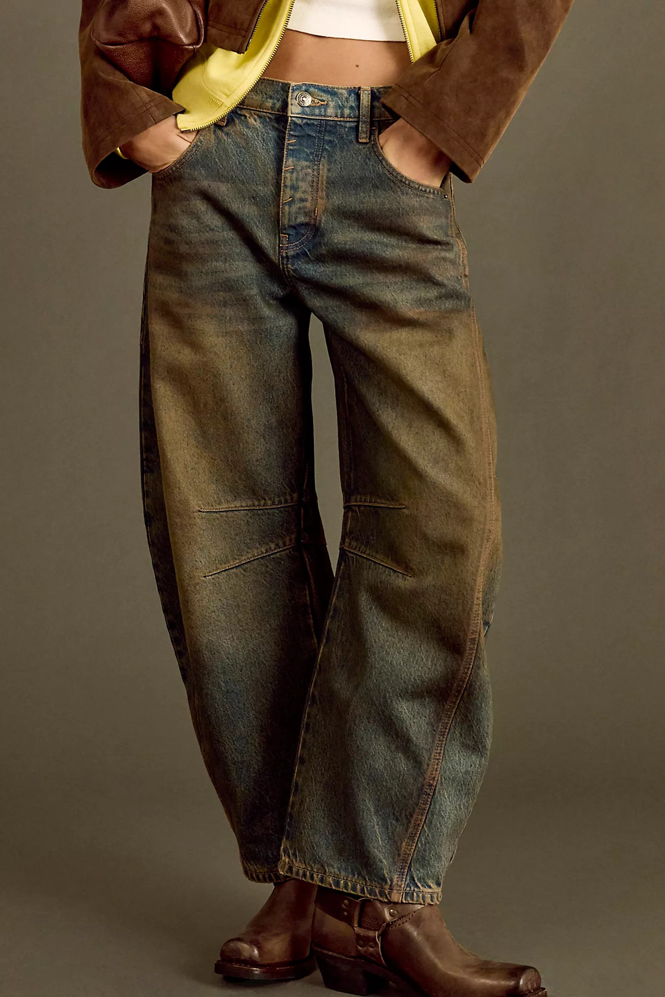 We The Free Good Luck Mid-Rise Barrel Jeans | Free People (Global - UK&FR Excluded)