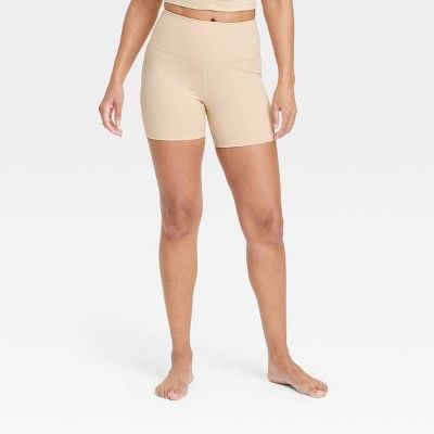 Women's Brushed Sculpt Curvy Bike Shorts 5" - All in Motion™ | Target