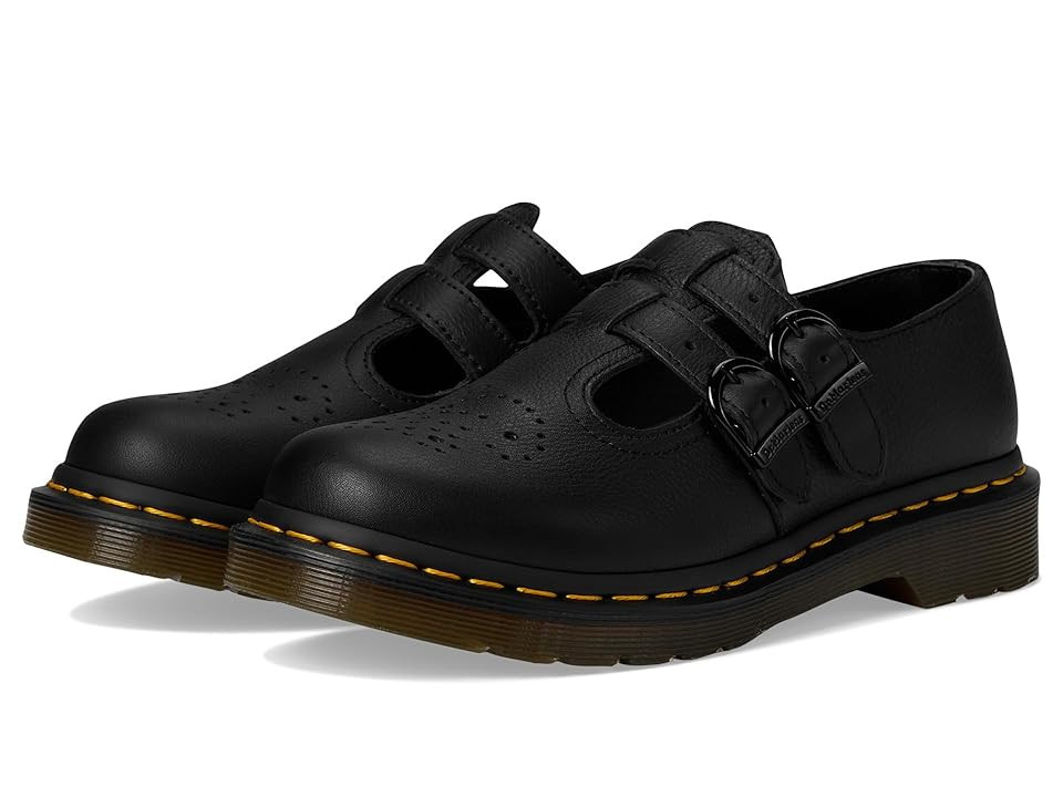 Dr. Martens 8065 Mary Jane Women's Maryjane Shoes Black Virginia : UK 9 (US Women's 11) M, Leather | Zappos