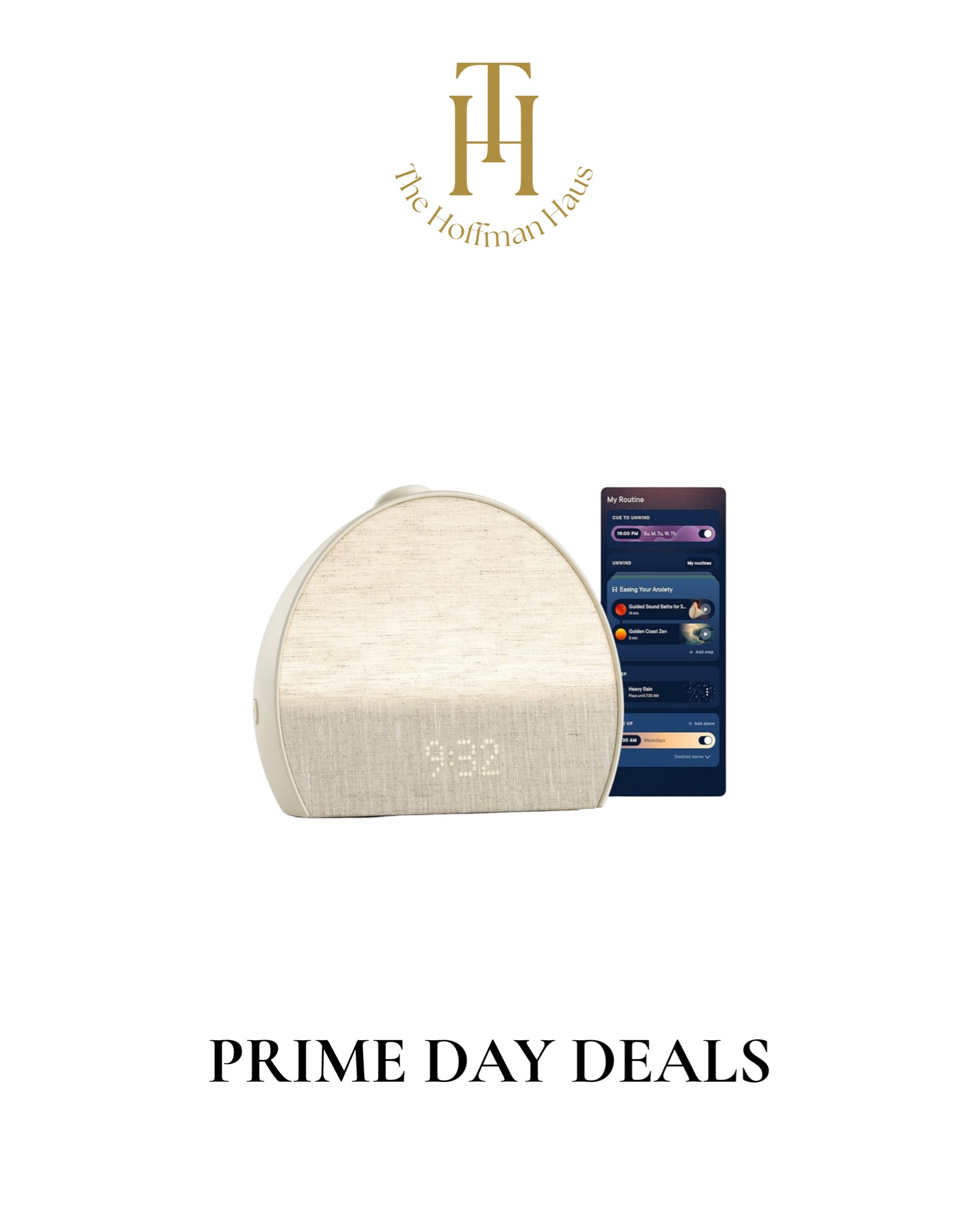Prime day deals • hatch • baby finds • home finds • speaker 