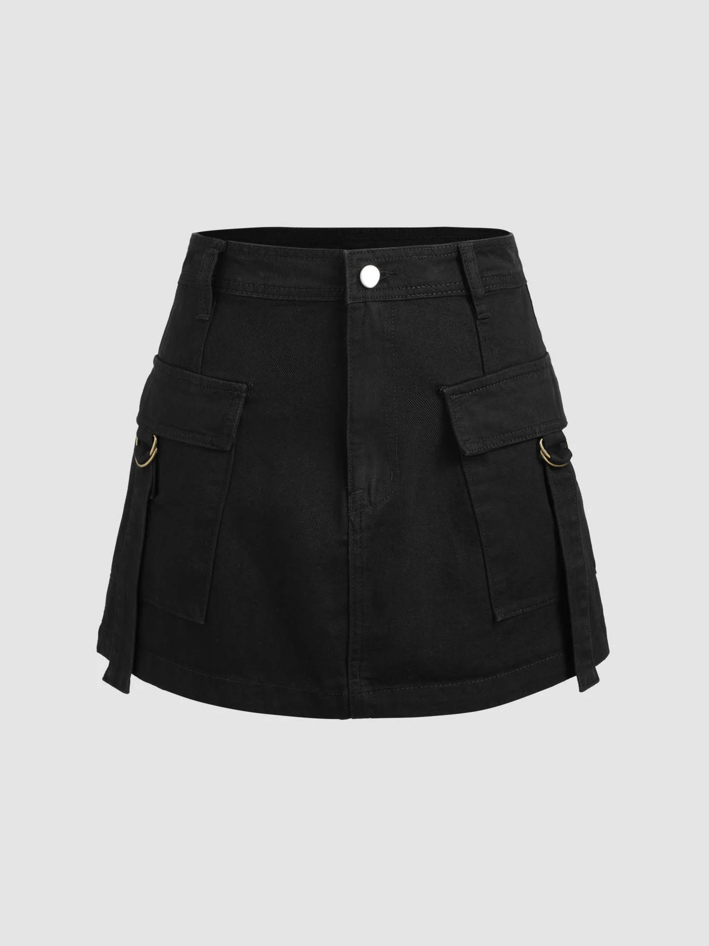 Solid Cargo Mini Skirt | Cider