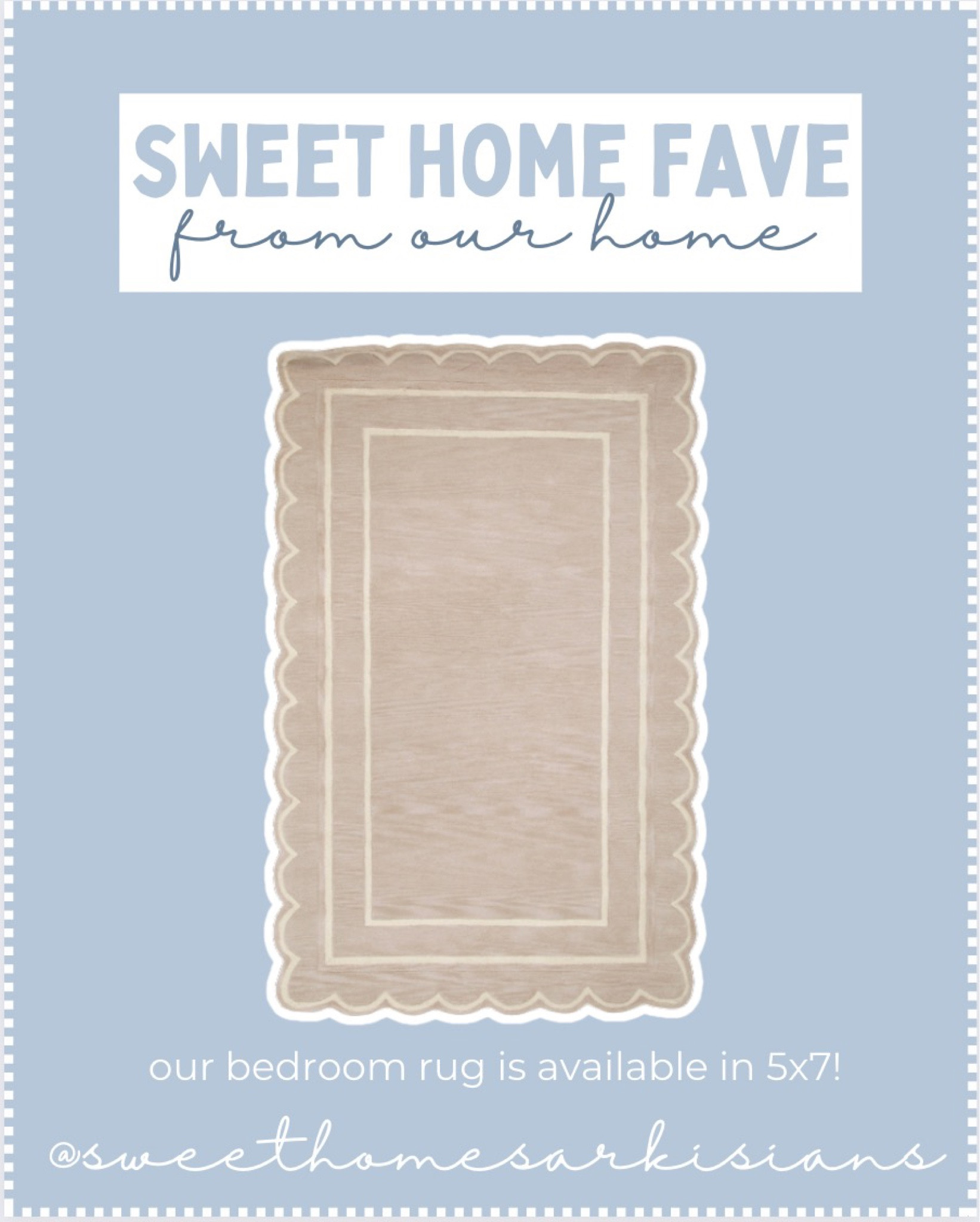 our bedroom rug is online in size 5x7! 🤍

#LTKhome