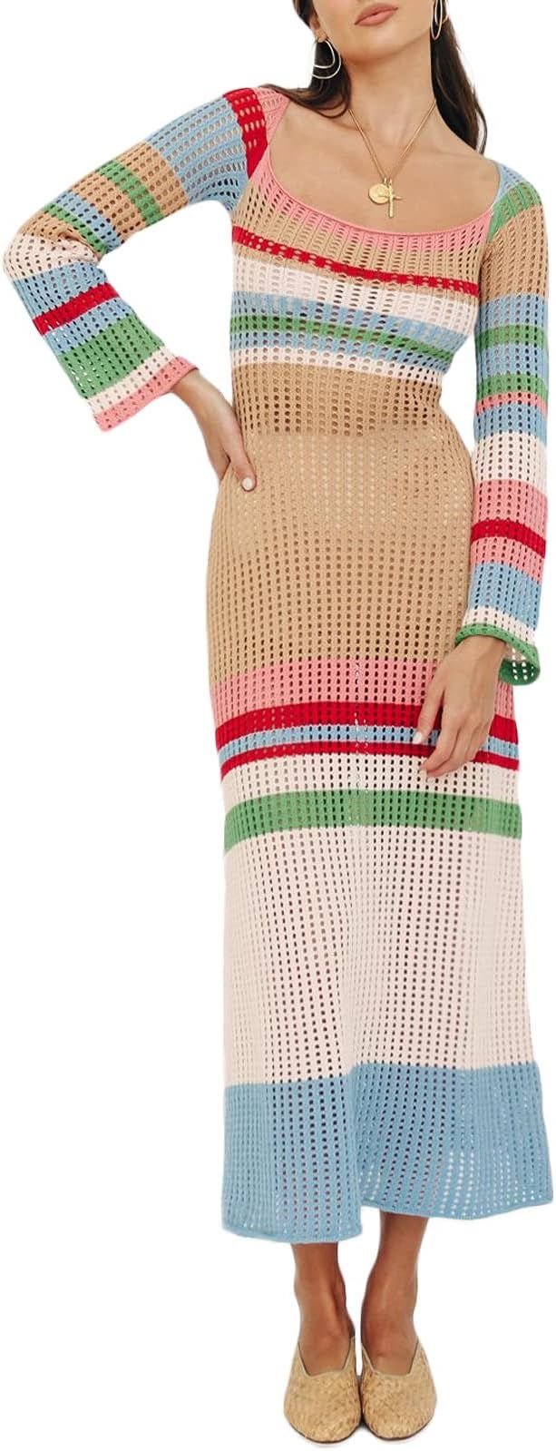 NUFIWI Women Sexy Tie Dye Mini Dress Rib Knitted Sleeveless Bodycon Short Dress Summer Y2K Street... | Amazon (US)