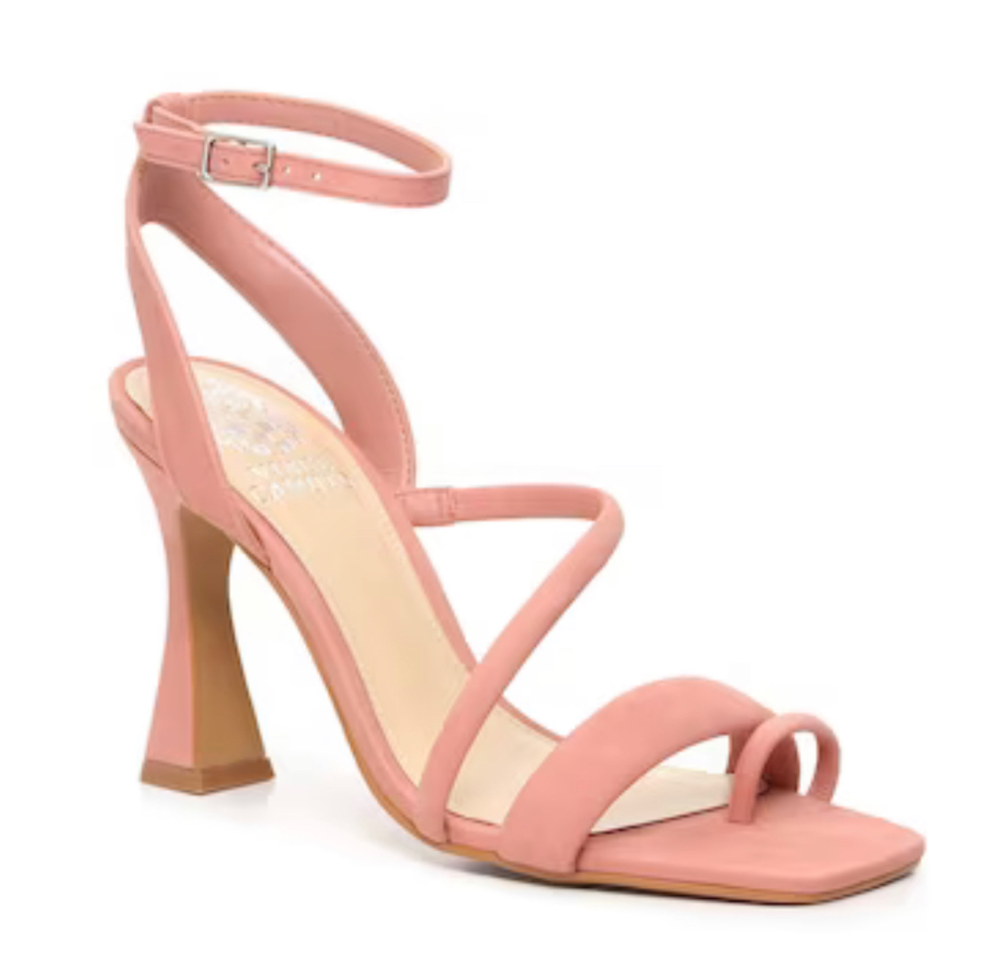 Pink peep toe ankle strap sandal 

#LTKstyletip #LTKFind