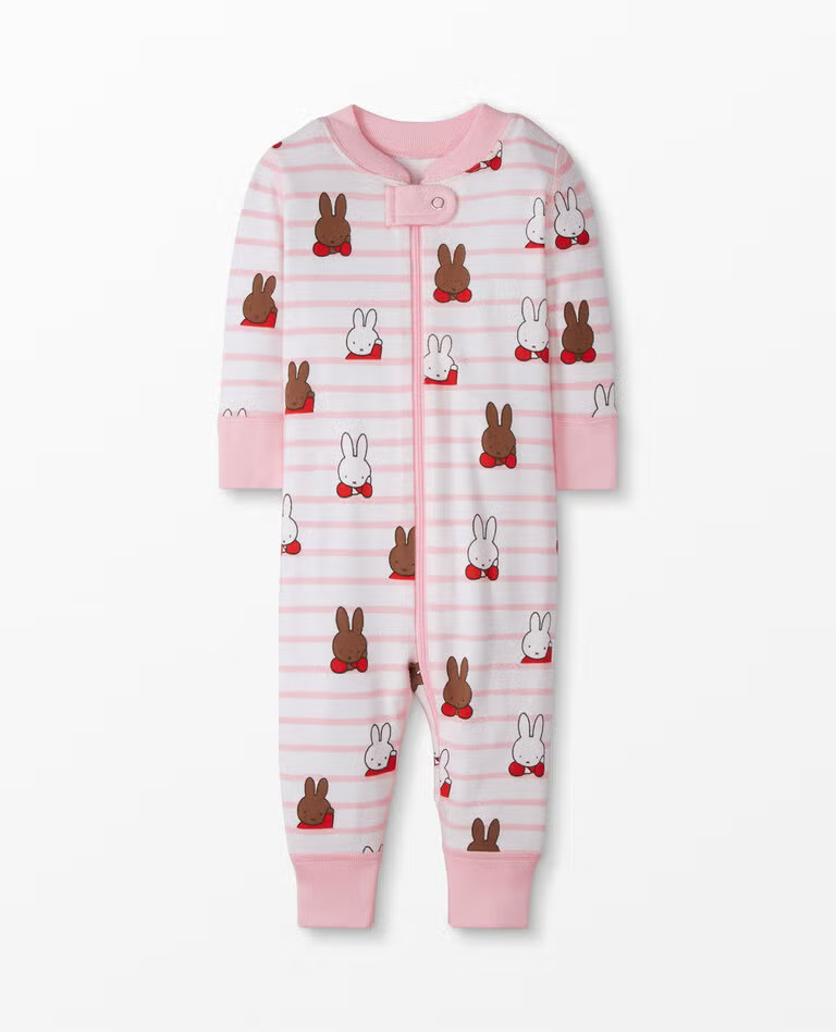 Miffy Baby Zip Sleeper In Organic Cotton | Hanna Andersson