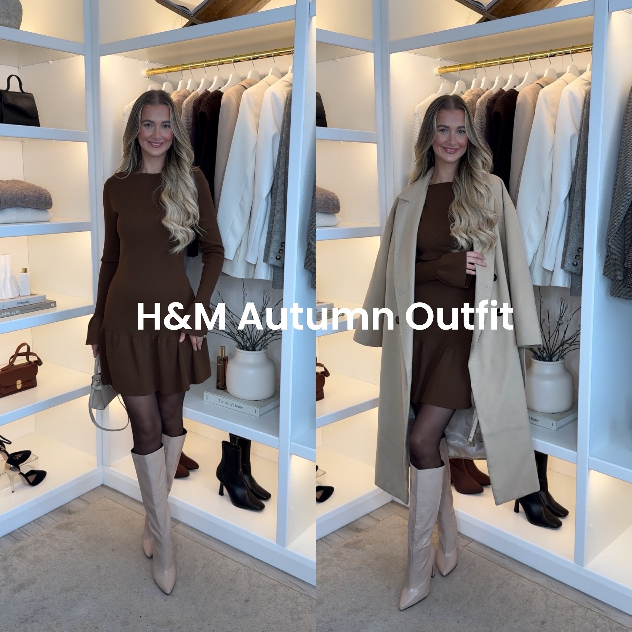 H&M autumn GRWM - day 2 of my 7 days of autumn outfits 🍂🤎 

#LTKuk #LTKautumn #LTKdresses