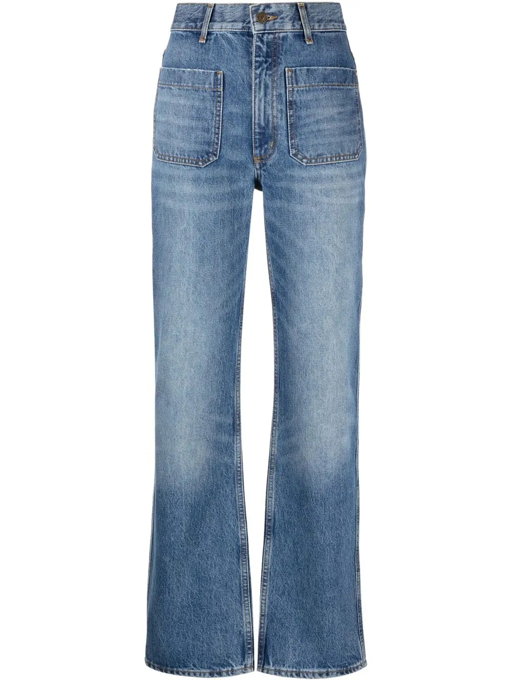 Gerade High-Waist-Jeans | Farfetch Global
