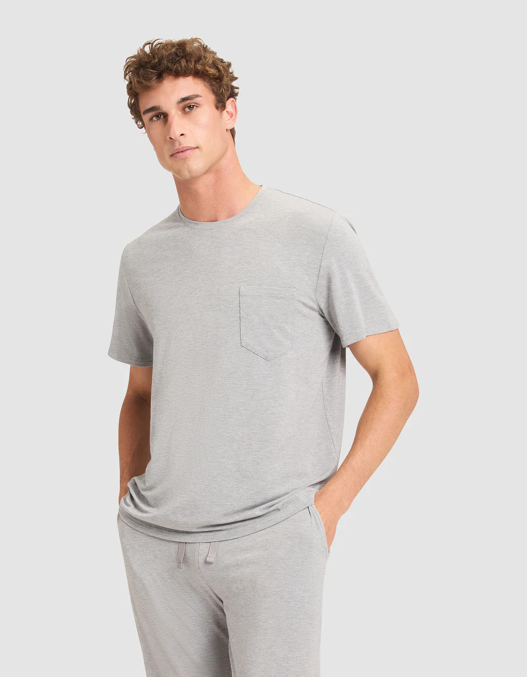 Men's Bamboo Stretch-Knit Lounge Tee | Cozy Earth