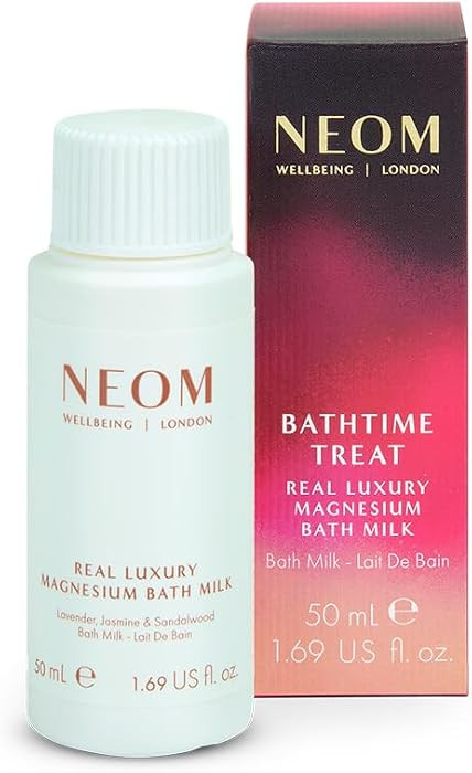 NEOM Real Luxury Magnesium Bath Milk 50ml Gift I 100% Natural scents Including Lavender, Jasmine ... | Amazon (US)