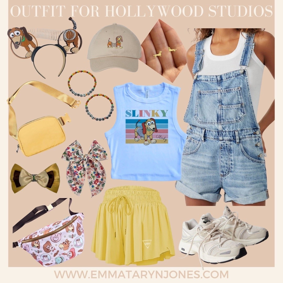 Outfit idea for a day at Hollywood studios / Toy Story land outfit idea / slinky dog dash / Disney style / Disney ootd 

#LTKMidsize #LTKTravel