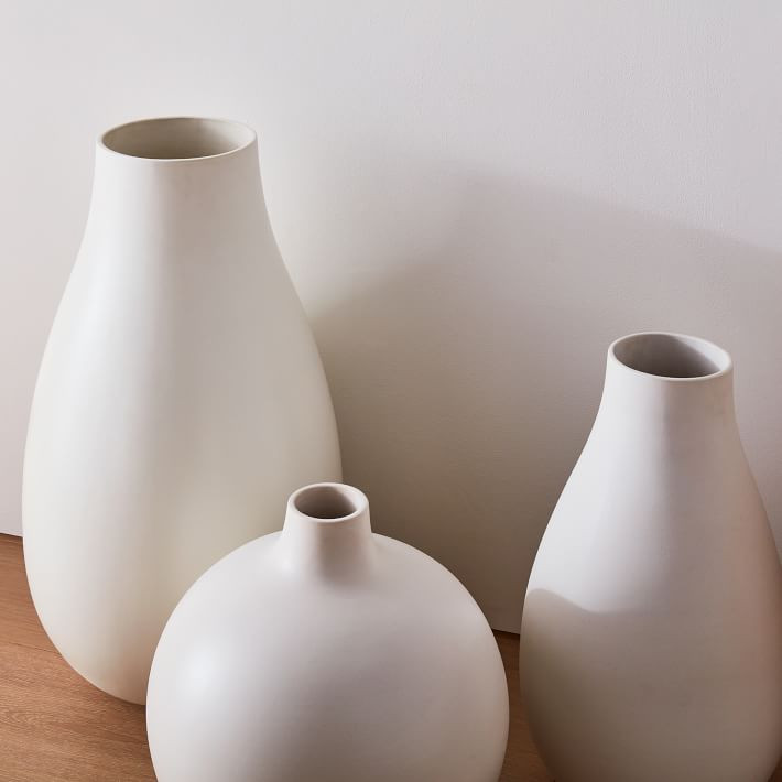 Oversized Pure White Ceramic Collection | West Elm (US)