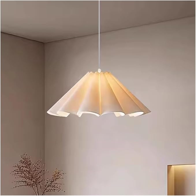 Nordic Fabric Ceiling Chandelier Lighting French Dining Room Pendant Lights Bedroom Kitchen Lustr... | Amazon (US)