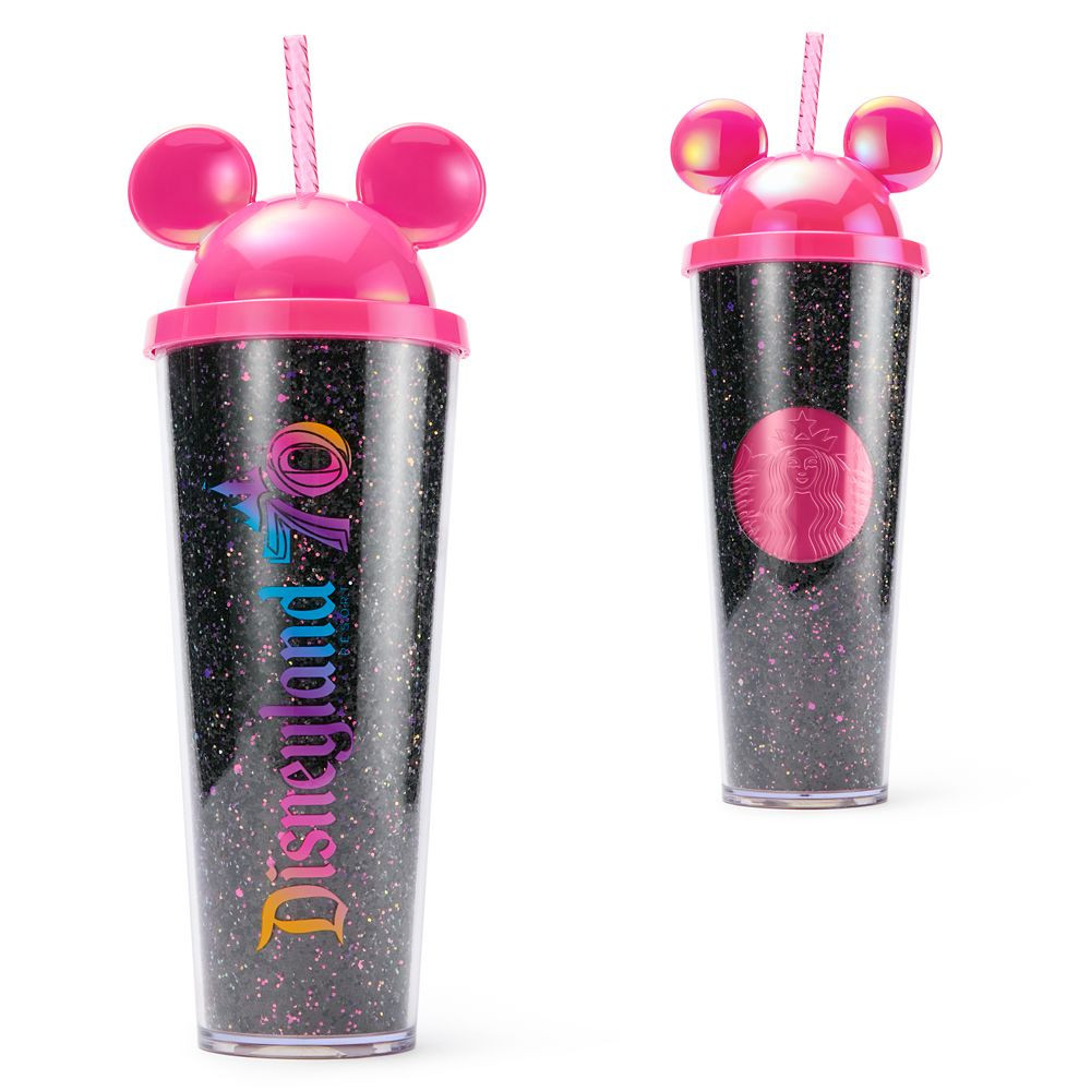 Mickey Mouse 24 oz. Starbucks Travel Tumbler with Straw Disneyland 70th Anniversary | Disney Store