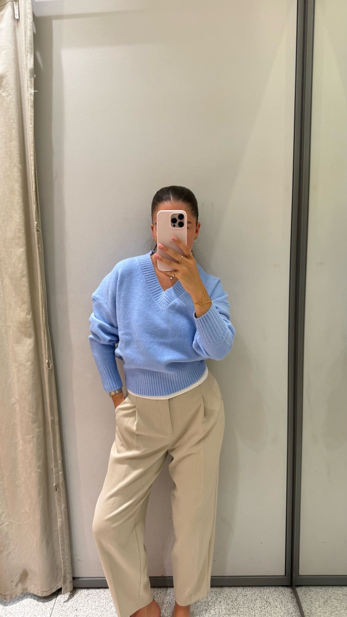Workwear - blue knit - autumn - chic - office wear - business causal

#LTKautumn #LTKstyletip #LTKworkwear