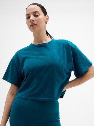 True Cotton Crop Tee | Athleta