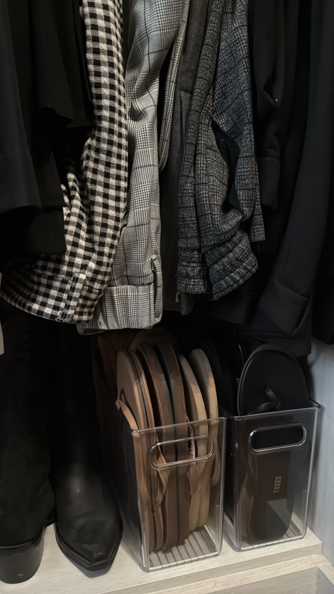 Space saving sandal/flat storage that changed my life ! 