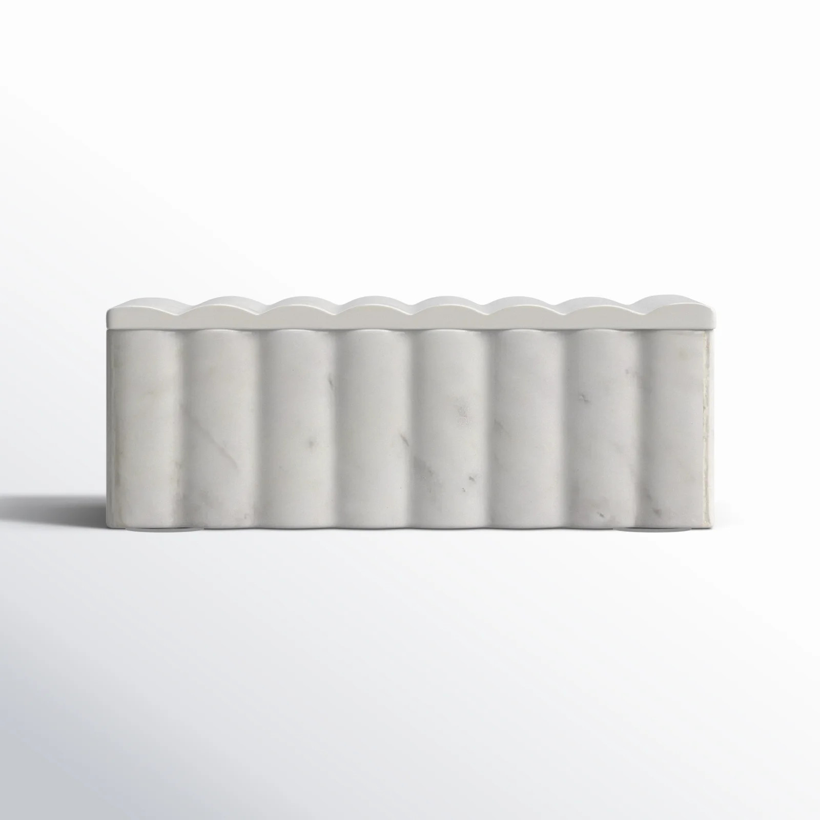 Joss & Main Neutral Marble Storage Box Contemporary Textured - 7" x 4" x 3" & Reviews | Wayfair | Wayfair North America