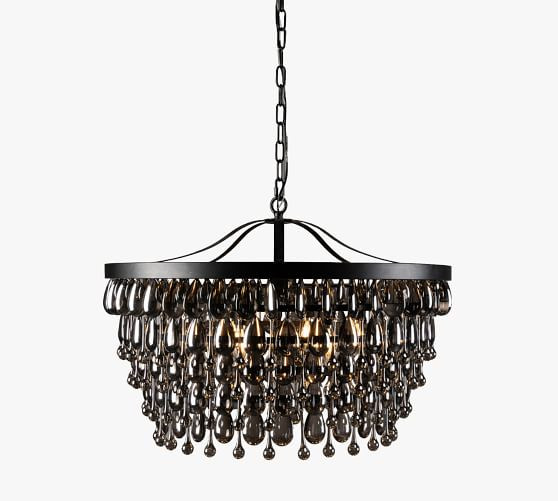 Ordman Crystal Round Chandelier | Pottery Barn (US)