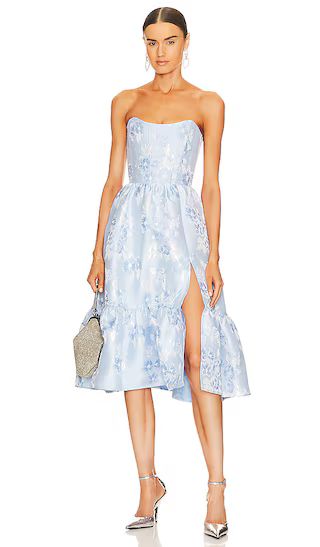 V. Chapman Virginia Strapless Gown in Blue. - size 6 (also in 0, 00, 2, 4, 8) | Revolve Clothing (Global)