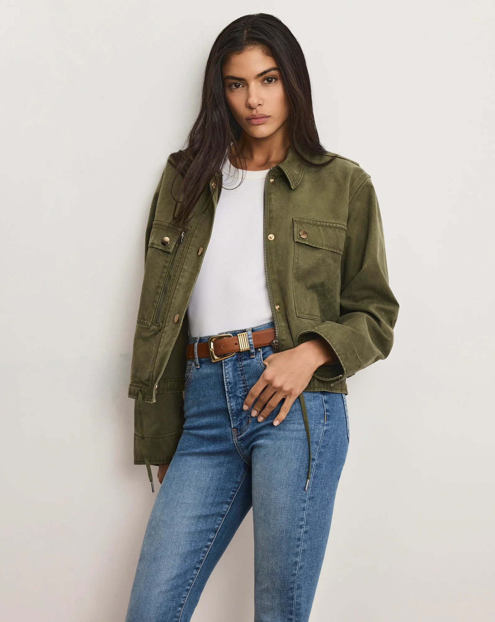 Veronica Beard Stephen Field Jacket Army | Veronica Beard