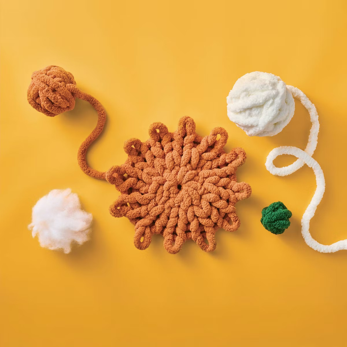 2ct Halloween Craft Finger Knit Pumpkins Kit - Mondo Llama™ | Target