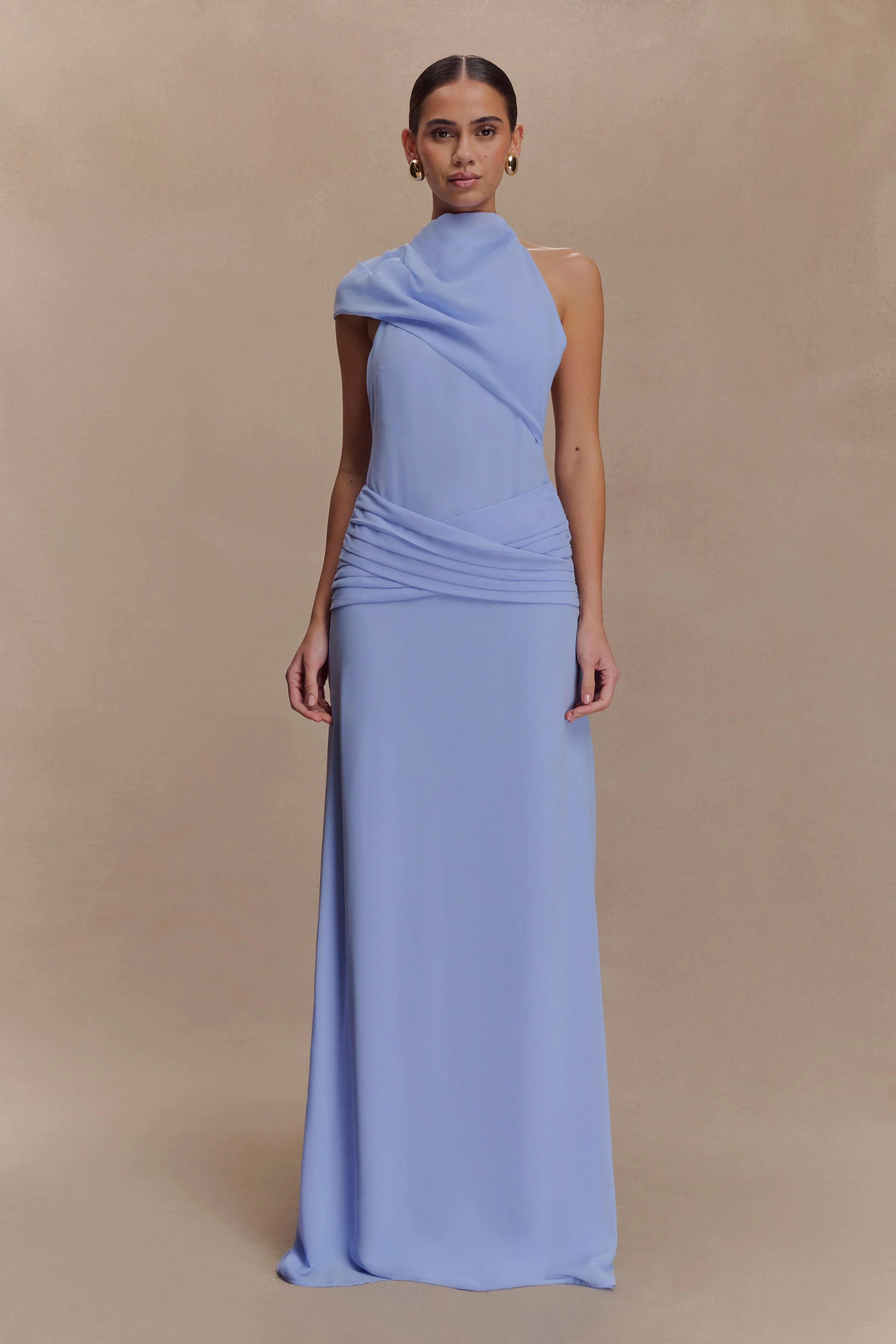 Analia Chiffon Maxi Dress - Lilac | Meshki (APAC)