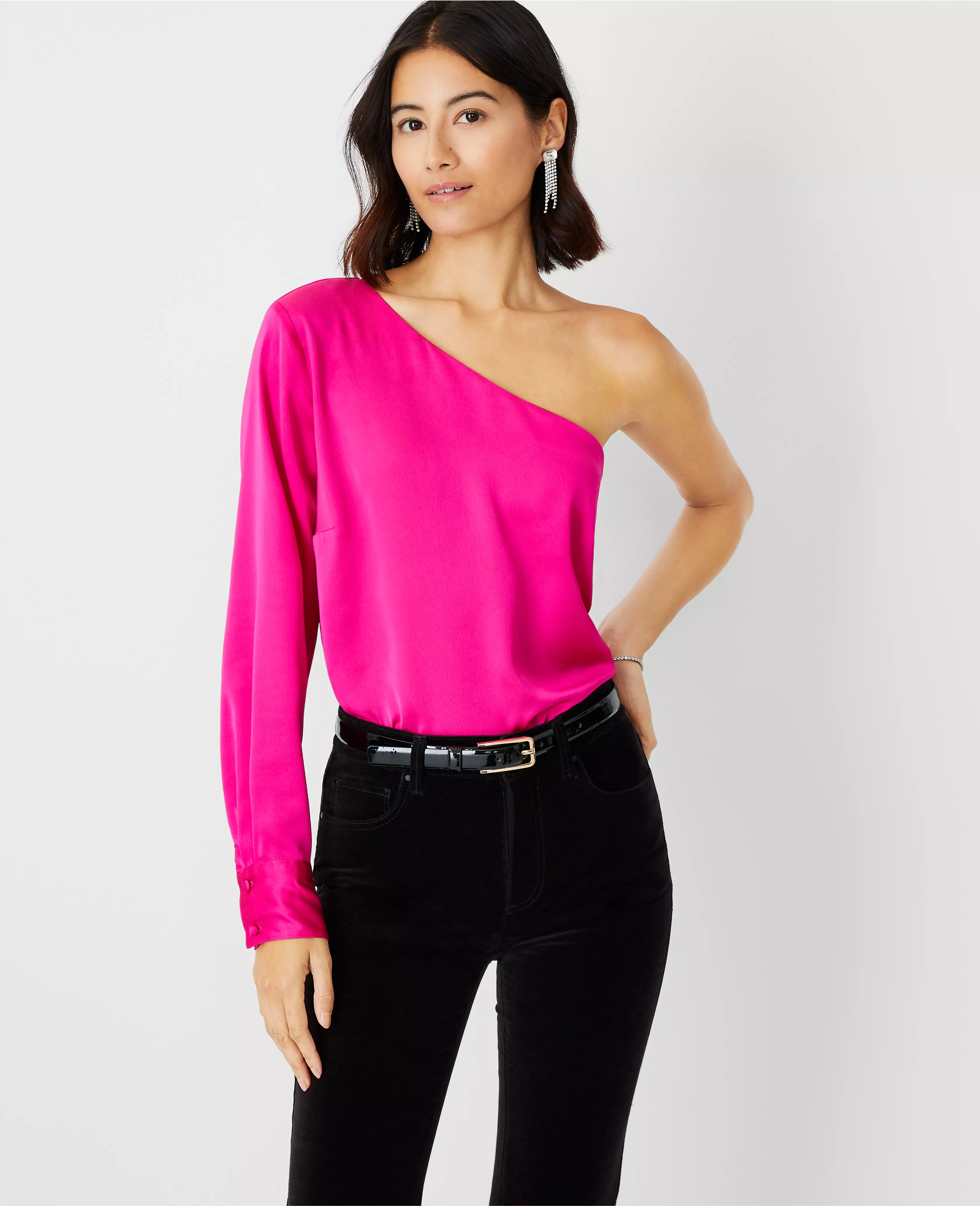 One Shoulder Top | Ann Taylor (US)