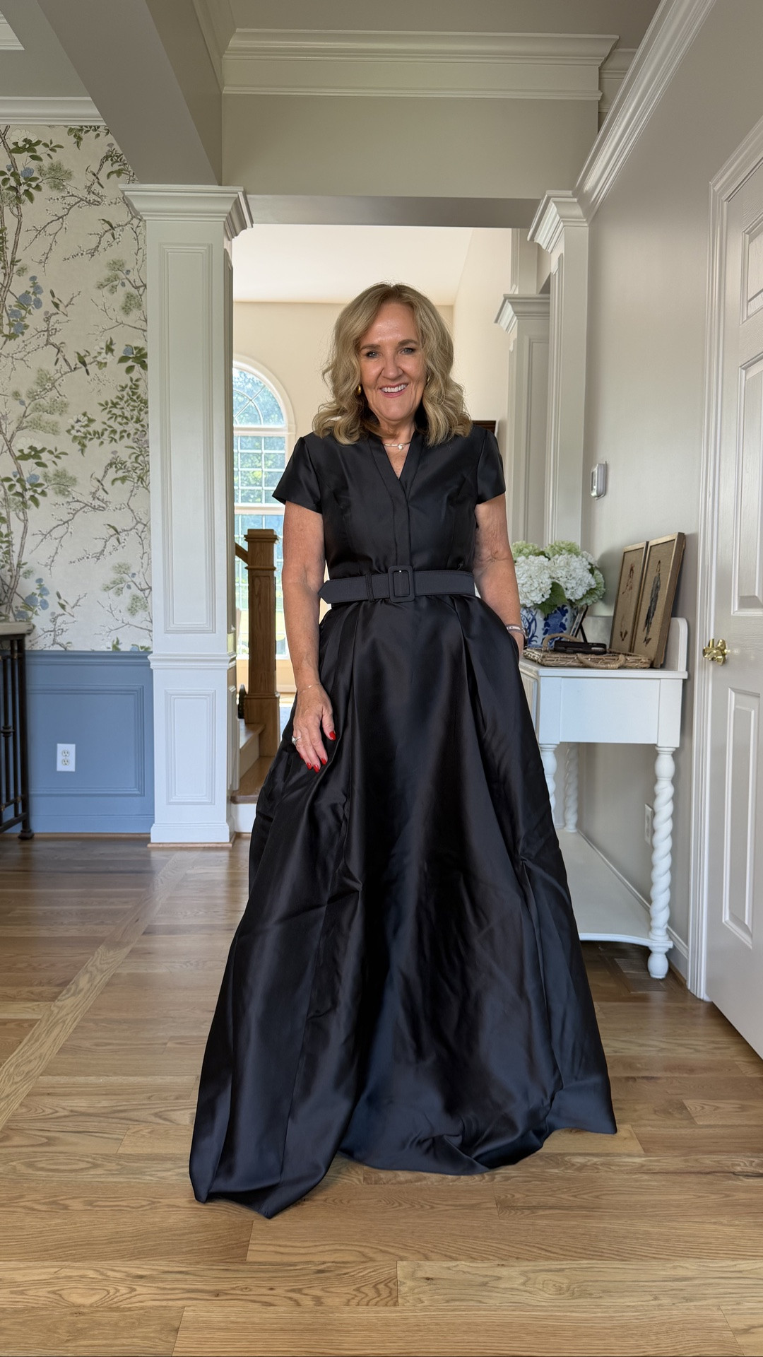 Black tie mother of the bride mother of the groom, wedding guest dress
Black gown ball gown
I am wearing a size 10 regular and it will need to be hemmed. I actually have the floral being hemmed right now for an event. I’m going to next week.
Also linking some petite dresses that are more formal event ready all 25% off Labor Day weekend

#LTKOver40 #LTKSaleAlert #LTKWedding