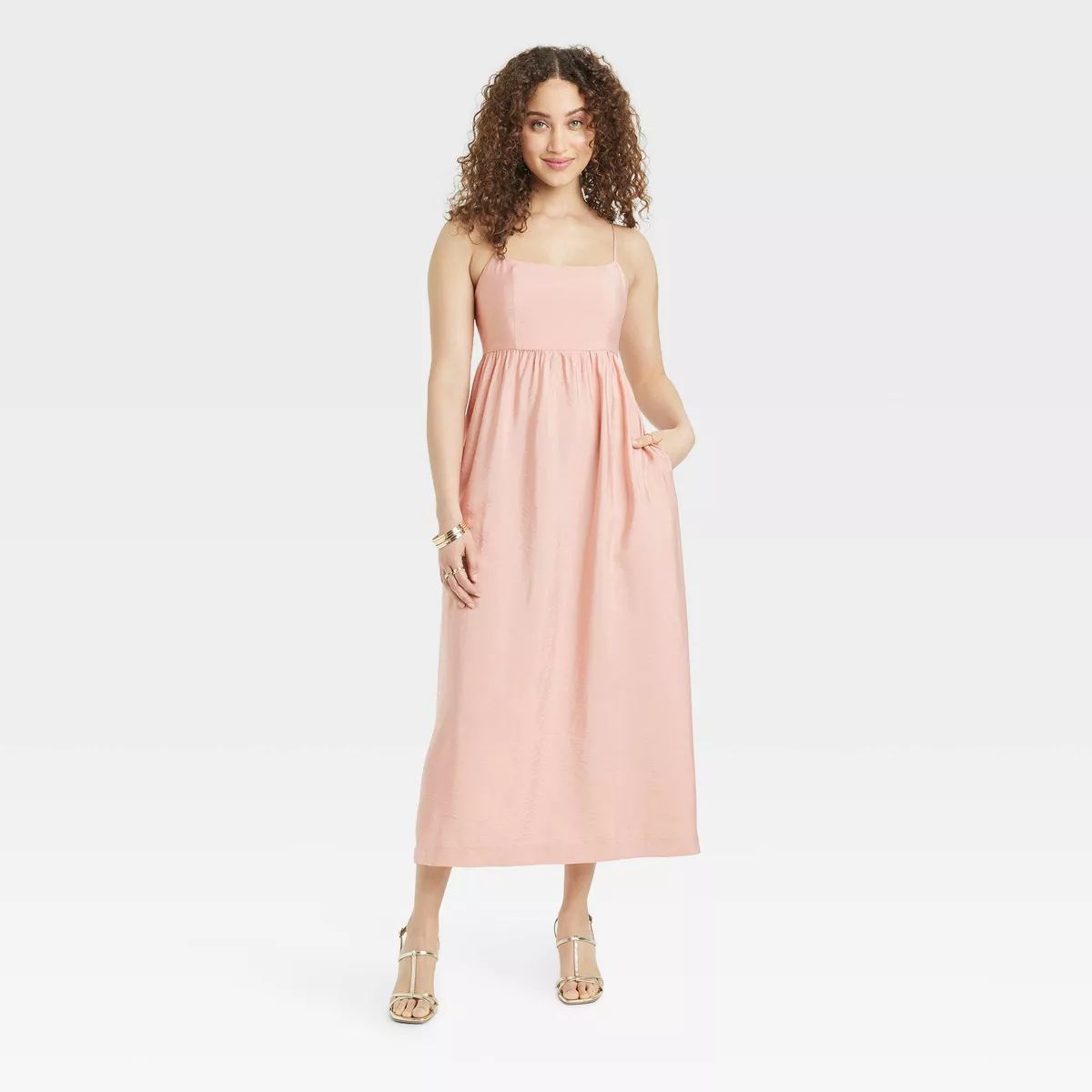 Women's Best Ever Midi Dress - A New Day™ Pink XS | Target