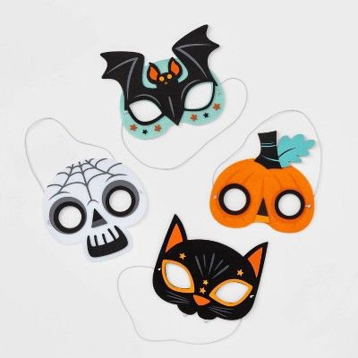 8pk Felt Party Mask Halloween Craft Activity Kit - Hyde &#38; EEK! Boutique&#8482; | Target
