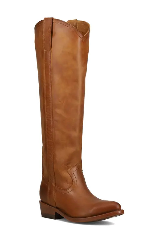 Frye Billy Softy Tall Western Boot in Amber at Nordstrom, Size 8 | Nordstrom