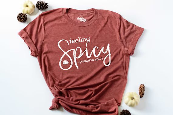 Fall Shirts | Pumpkin Spice Tshirt | Fall tshirts | Fall shirts women|Graphic tee | Women's Graph... | Etsy (US)