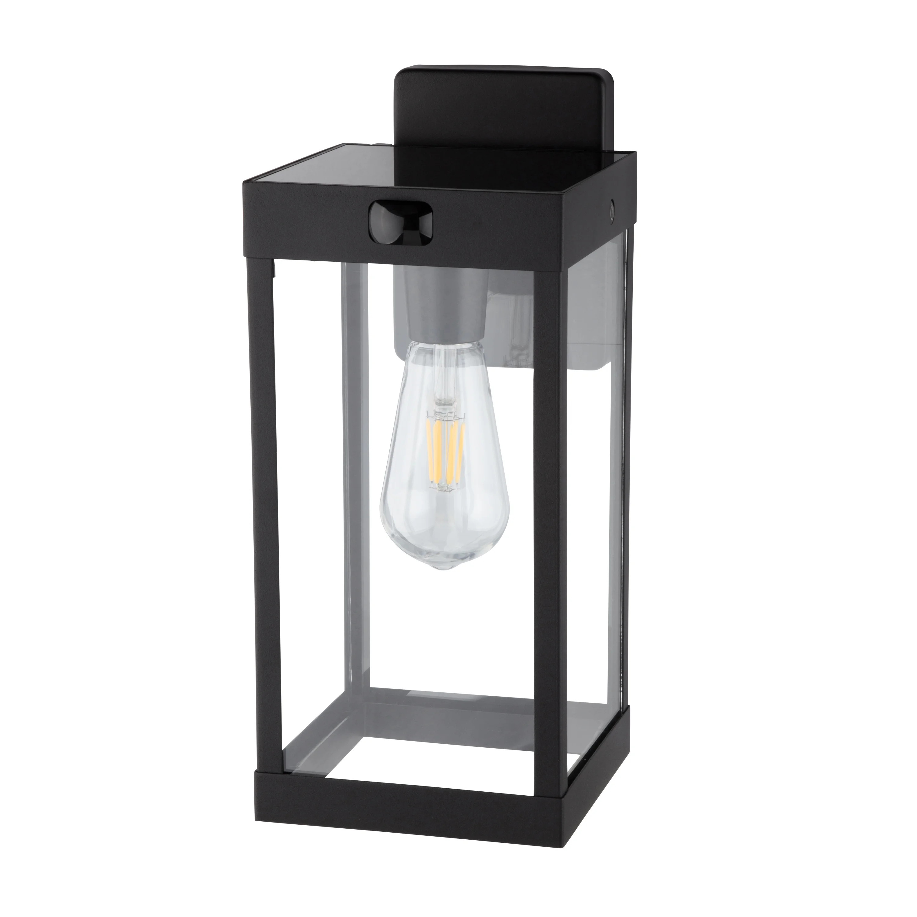 Better Homes & Gardens Solar Dusk to Dawn Decorative Outdoor LED Light, Metal, Glass, 200 Lumens | Walmart (US)