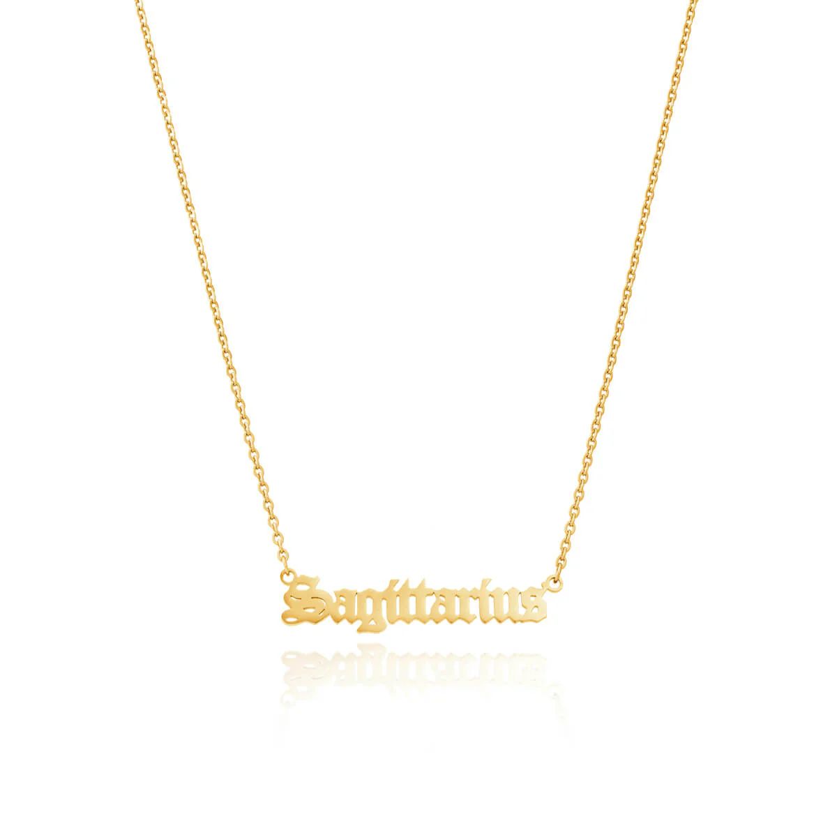 Old English Name Necklace (Gold) | Abbott Lyon