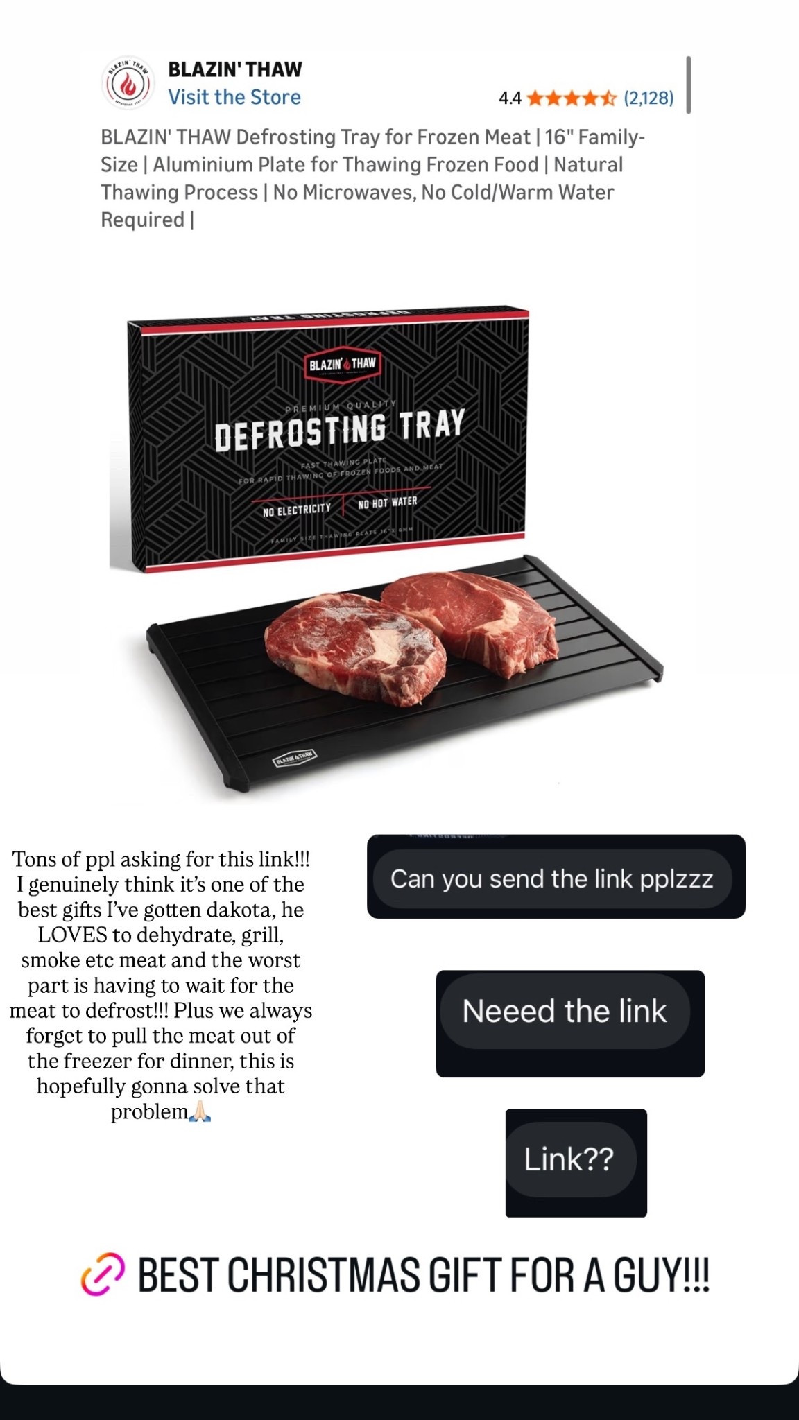 I got my husband this gift for Christmas! It’s perfect for anyone that loves to cook 

#LTKGiftGuide #LTKHoliday #LTKHome