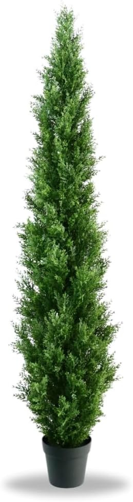 6 Foot Outdoor Artificial Cedar Topiary Tree UV Rated Plant Outdoor Front Porch Décor, Faux Ceda... | Amazon (US)