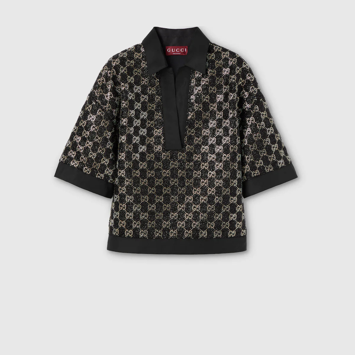 Gucci - Wool tweed lamé top | Gucci (US)