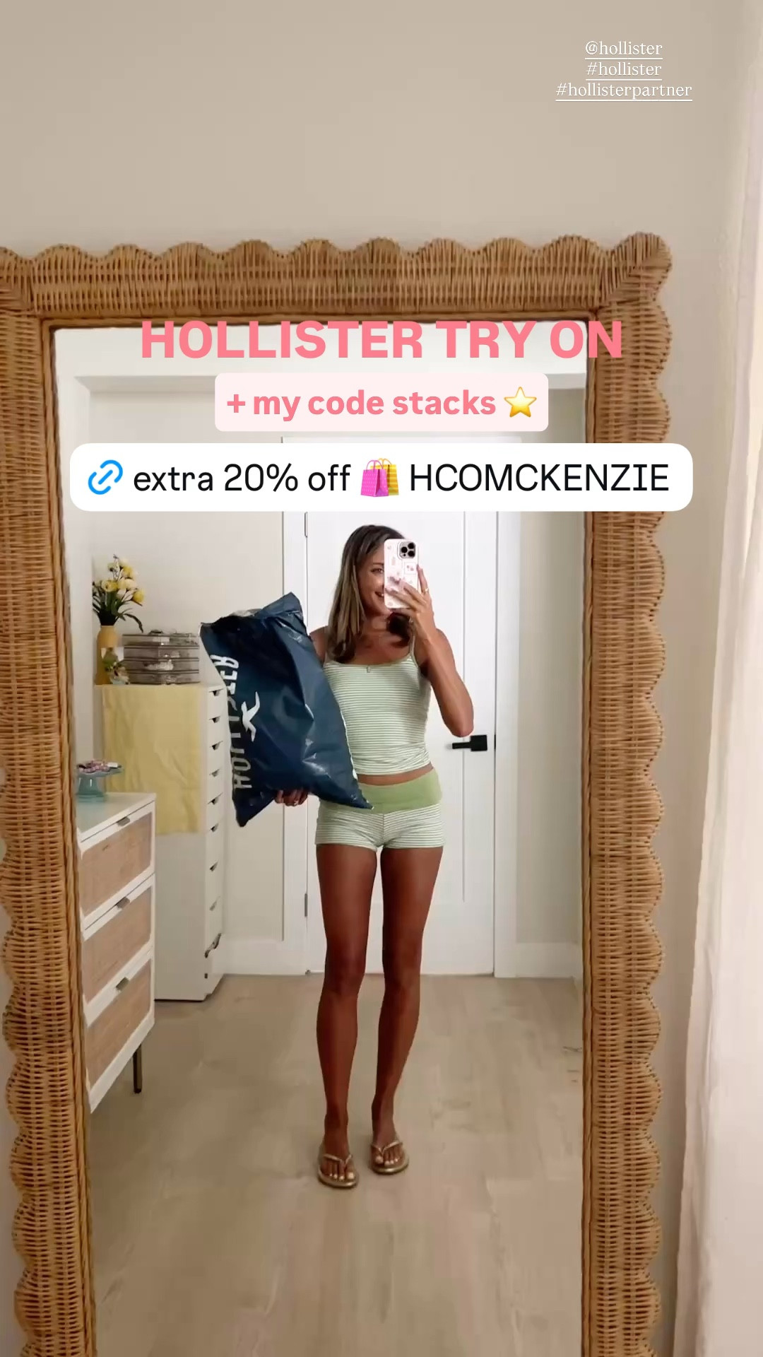 comment SHOP and I’ll DM you the links to my @hollister order ⭐️🛍️💕code HCOMCKENZIE for an extra 20% off making some of these summer staples under $35 #hollister #hollisterpartner #hollistercode #tryon

#LTKootd