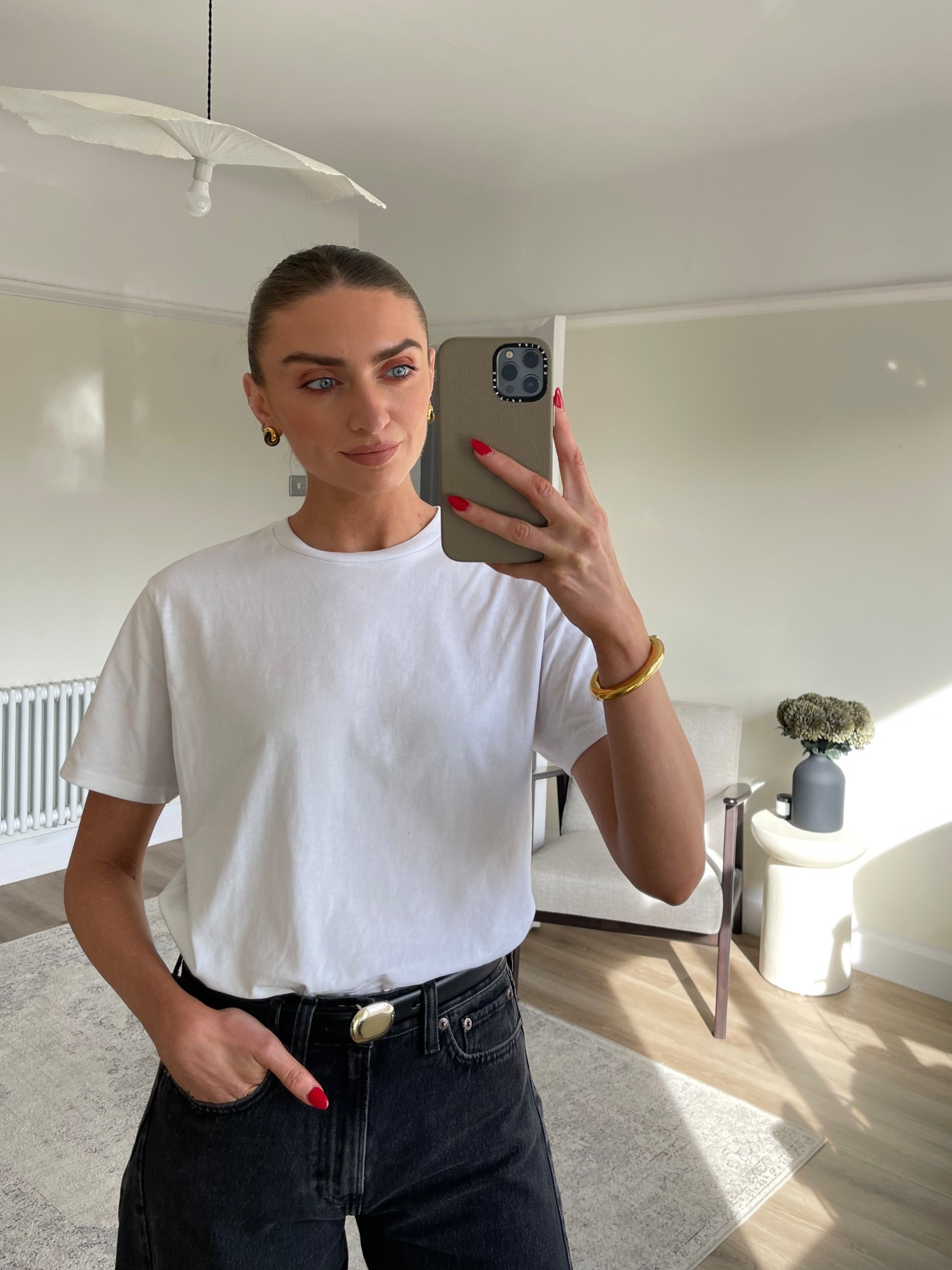 Outfit details
25% off my earrings and bangle

Up to 25% off my tshirt, jeans and belt and then an extra 15% off: AFEMILY 

#LTKspring #LTKuk