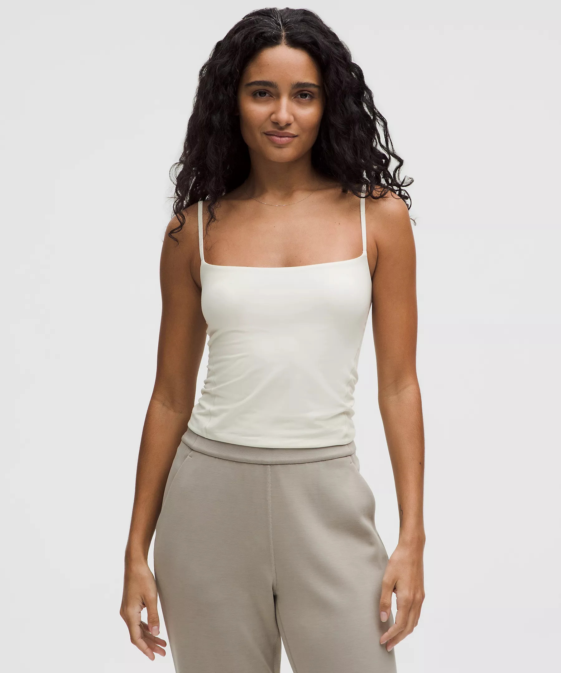 Wundermost Ultra-Soft Nulu Spaghetti-Strap Adjustable Cami | Women's Sleeveless & Tank Tops | lul... | Lululemon (US)