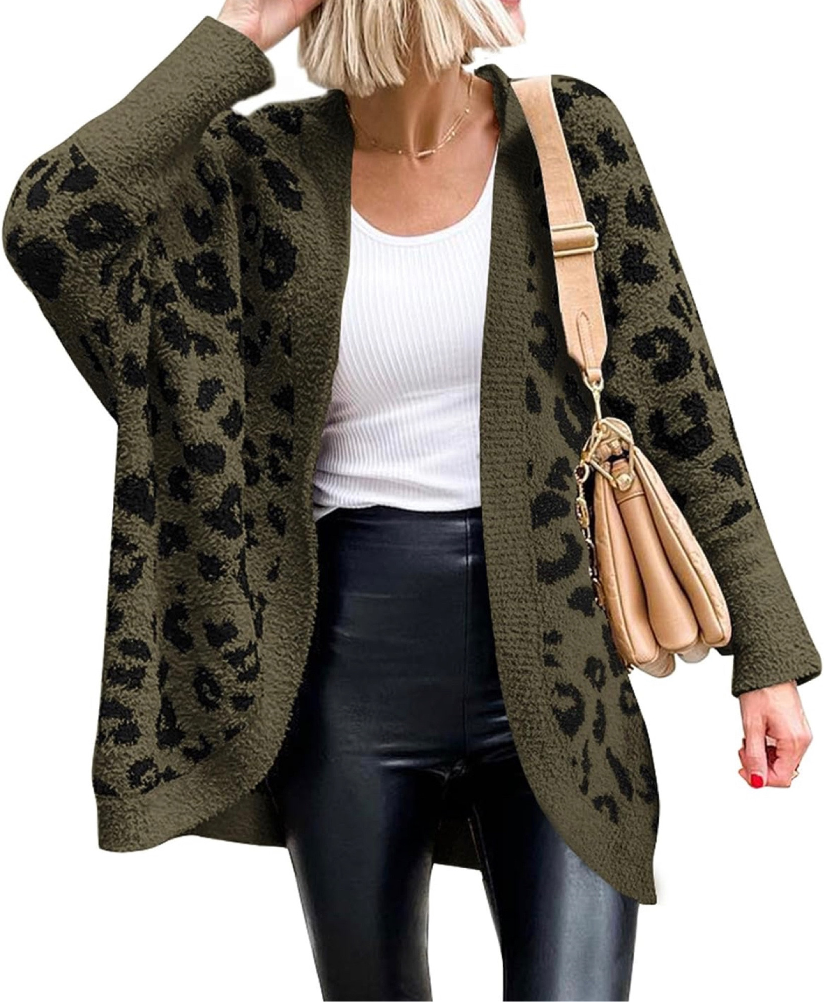 ⭐️ NEW AT AMAZON 
Leopard print cardigans come in other colors

#LTKsalealert #LTKunder50 #LTKSeasonal