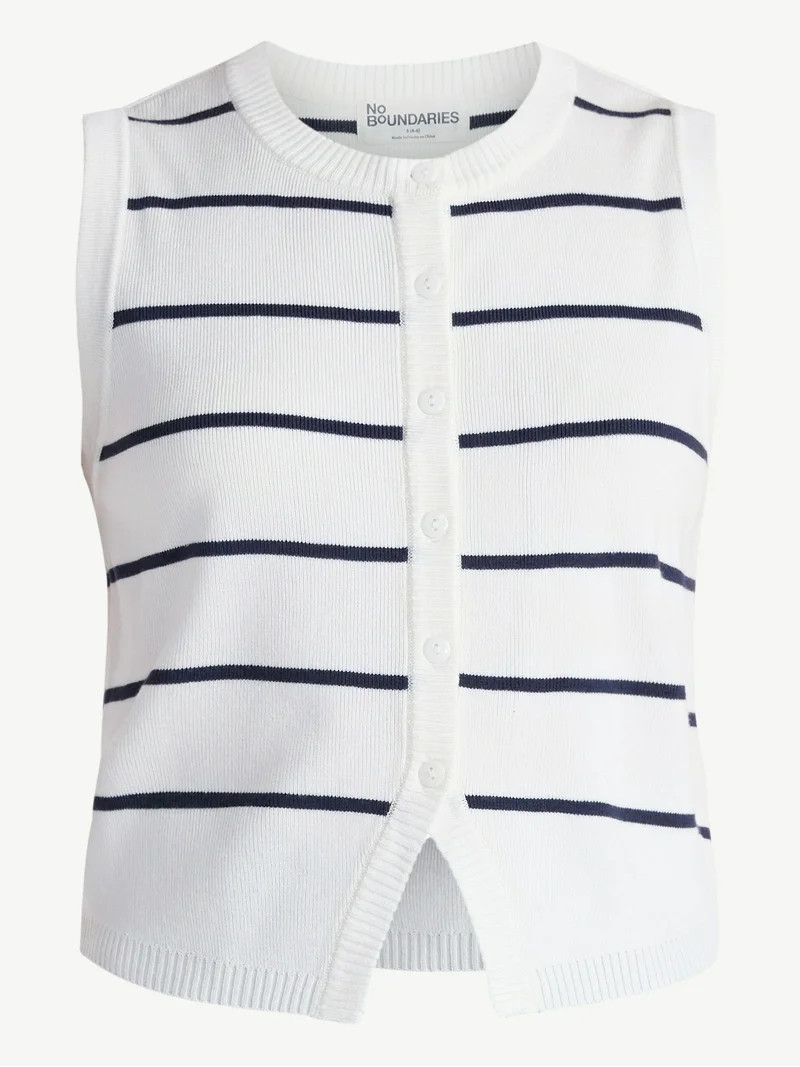 No Boundaries Sweater Vest, Midweight, Women’s | Walmart (US)