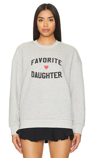 Heart Logo Sweatshirt in Heather Grey | Revolve Clothing (Global)
