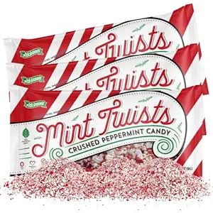 Mint Twists Crushed Peppermint Candy for Baking, 8 oz, Pack of 3 | Amazon (US)