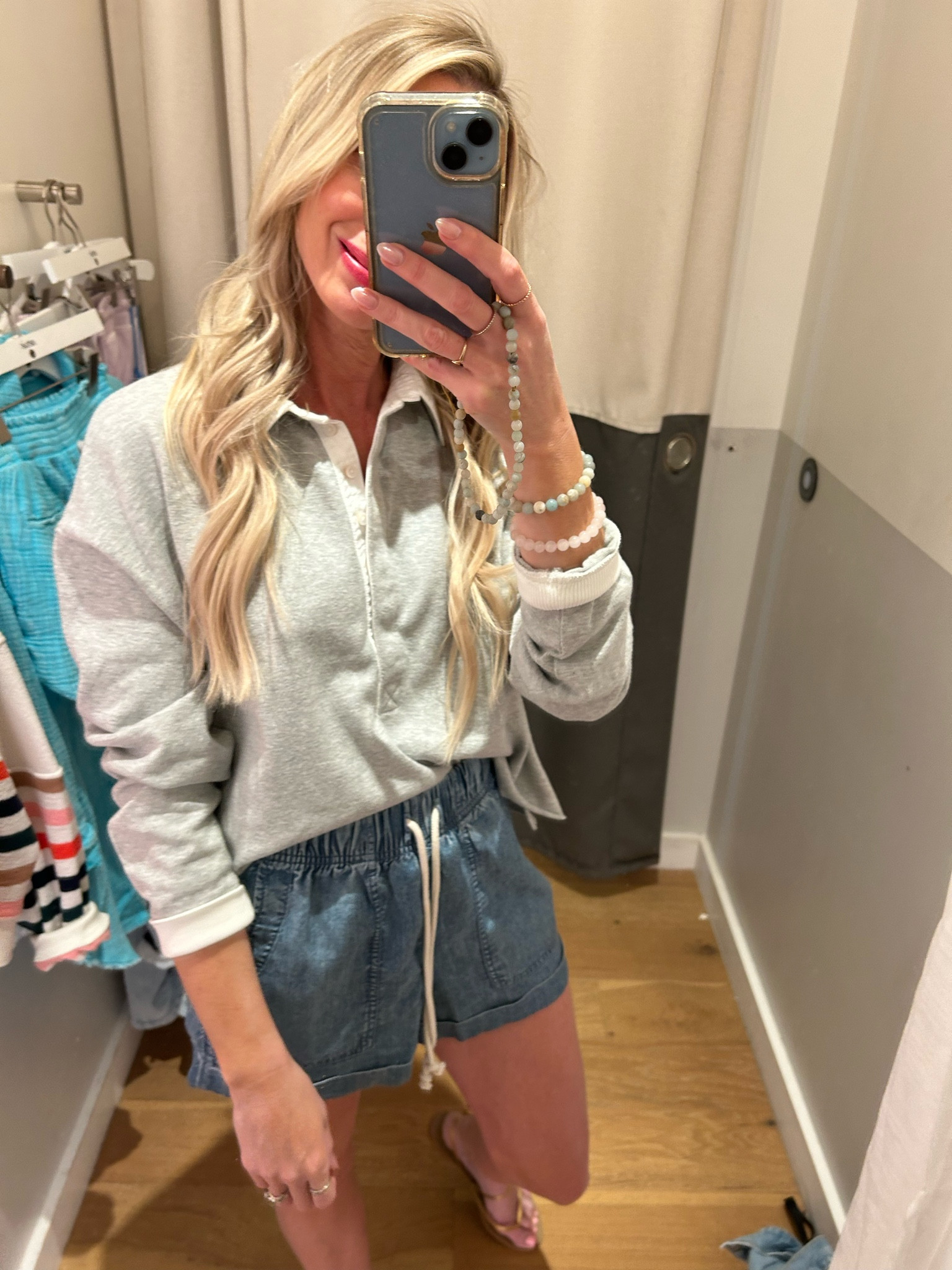 This long sleeve polo is the perfect spring top! It would look super cute with a skirt, leggings, or even a pair of jeans! These shorts are so soft! Heart my post and get alerted Friday when it all goes on sale for the LtK exclusive sale! 

#LTKstyletip #LTKSpringSale #LTKsalealert