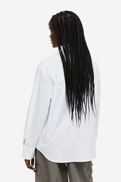 Cotton Poplin Shirt | H&M (US + CA)