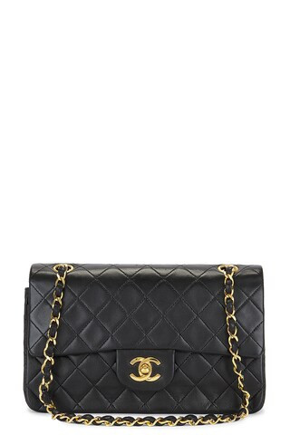 chanel Chanel Lambskin Classic Double Flap Bag in Black - Black. Size all. | FWRD 