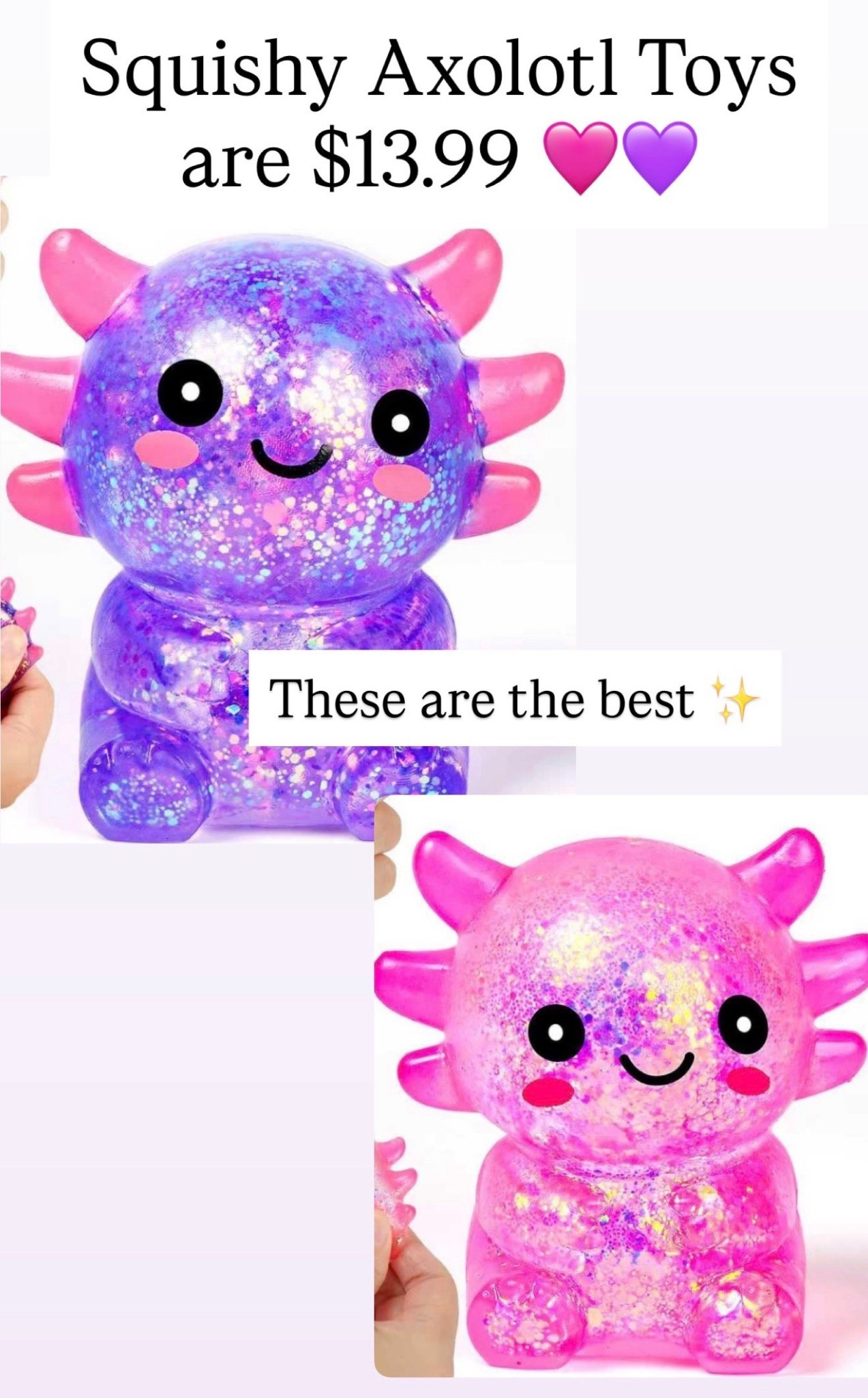 My daughter loves axolotls, and these squishy toys are just the best! So fun for kids  

#LTKKids