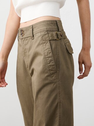Barrel High-Rise Chino | Banana Republic Factory